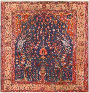 Antique Persian Bakhtiari Rug 48004 Nazmiyal