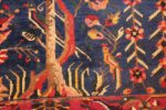 antique persian bakhtiari tree of life rug 48004 closeup Nazmiyal