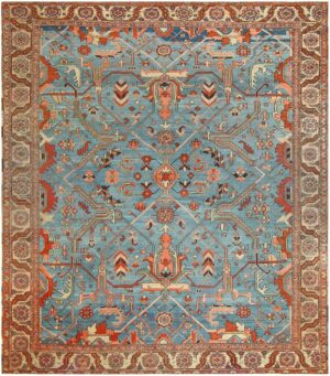 Antique Persian Serapi Carpet 47974 Main Image