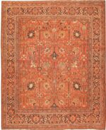 Antique Room Size Persian Vase Design Tabriz Rug #42458 by Nazmiyal Antique Rugs