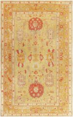 Antique Turkish Oushak Rug 47260 Detail/Large View