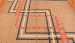 Background Art Deco Kilim Indian rug 48030 by Nazmiyal