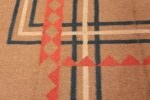 Close-up Art Deco Kilim Indian rug 48030 by Nazmiyal