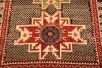 Close-up small tribal antique Caucasian Kuba rug 48029 by Nazmiyal