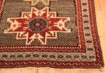 Corner small tribal antique Caucasian Kuba rug 48029 by Nazmiyal