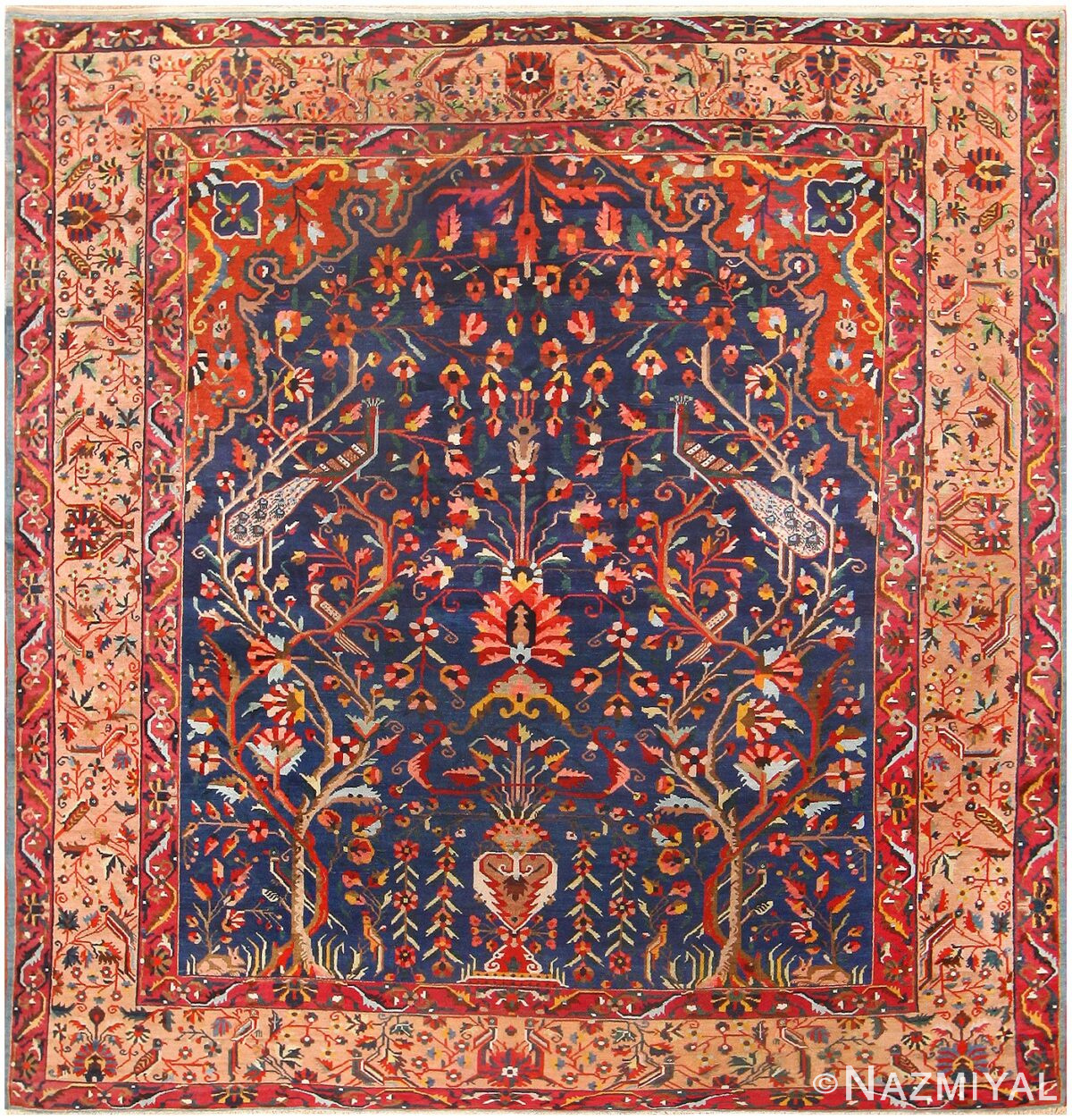 Antique Persian Bakhtiari Rug 48004 Nazmiyal