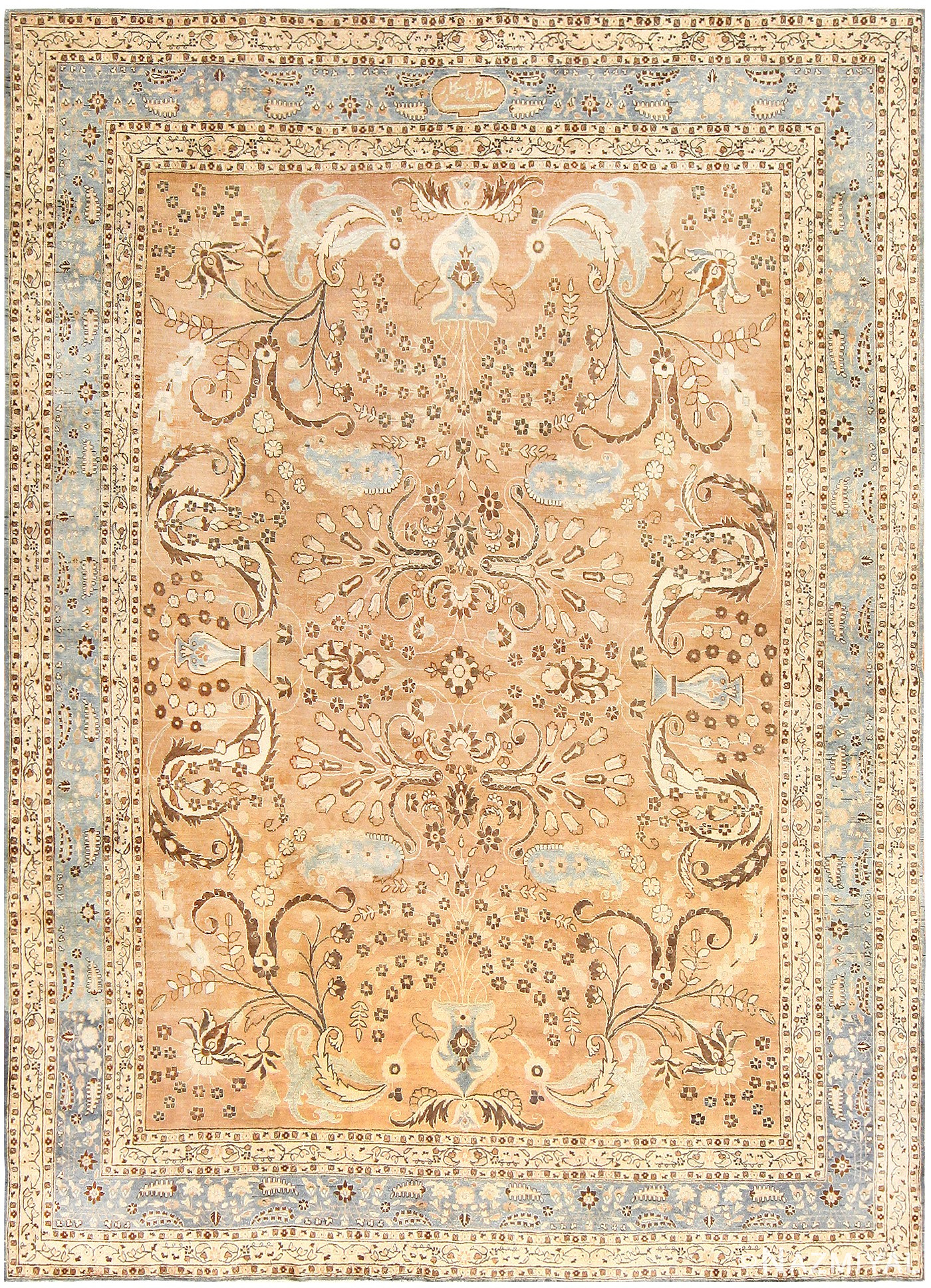 Antique Persian Khorassan Rug #47764 by Nazmiyal Antique Rugs