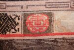 antique 17th century chinese fu dogs rug 48031 circle Nazmiyal