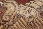 antique 17th century chinese fu dogs rug 48031 cub Nazmiyal