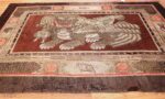 antique 17th century chinese fu dogs rug 48031 whole Nazmiyal
