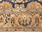Border Antique Indian Agra Rug 46781 by Nazmiyal