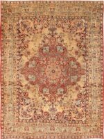 Antique Persian Lavar Kerman Room Size Rug #40523 by Nazmiyal Antique Rugs