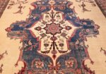 antique shabby chic persian khorassan rug 48035 field Nazmiyal