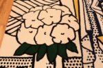 Detail vintage Roy Lichtenstein Pop Art tapestry rug 48095 by Nazmiyal