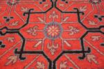 Early 18th Century Antique Chinese Geometric Rug 48032 Light Blue Circle Nazmiyal