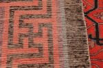 Early 18th Century Antique Chinese Geometric Rug 48032 Woven Knots Nazmiyal