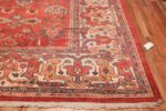 Large Oversized Red Antique Persian Sultanabad Rug 48094 Side Border Nazmiyal