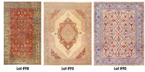Rug Auction of Persian Carpets A Selection of Persian Carpets in our Nov. 6th Rug Auction