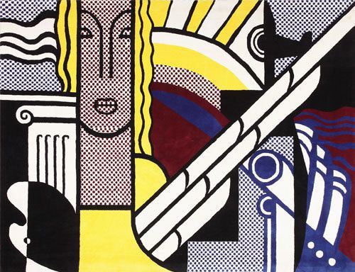 Pop Art Rugs by Roy Lichtenstein by Nazmiyal
