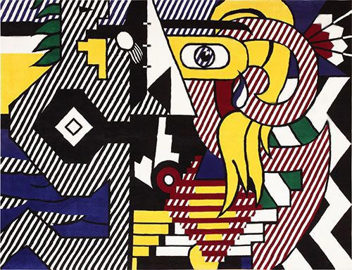 Roy Lichtenstein Pop Art Rugs by Nazmiyal