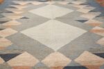 vintage swedish kilim 48110 field Nazmiyal
