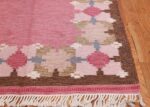 Vintage Swedish Kilim by Gitt Grannsjo Carlsson 48047 Side Corner Nazmiyal