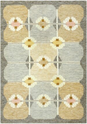 Vintage Swedish Kilim by Ingegerd Silow 48109 Detail/Large View