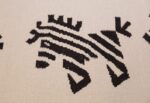 vintage swedish kilim rug 48115 animal Nazmiyal