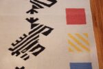 vintage swedish kilim rug 48115 border Nazmiyal