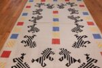 vintage swedish kilim rug 48115 field Nazmiyal