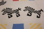 vintage swedish kilim rug 48115 zibra Nazmiyal