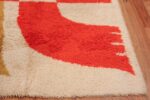 Vintage Swedish Rya Rug 48085 Side Corner Nazmiyal