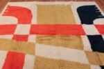 Vintage Swedish Rya Rug 48085 Top Design Nazmiyal