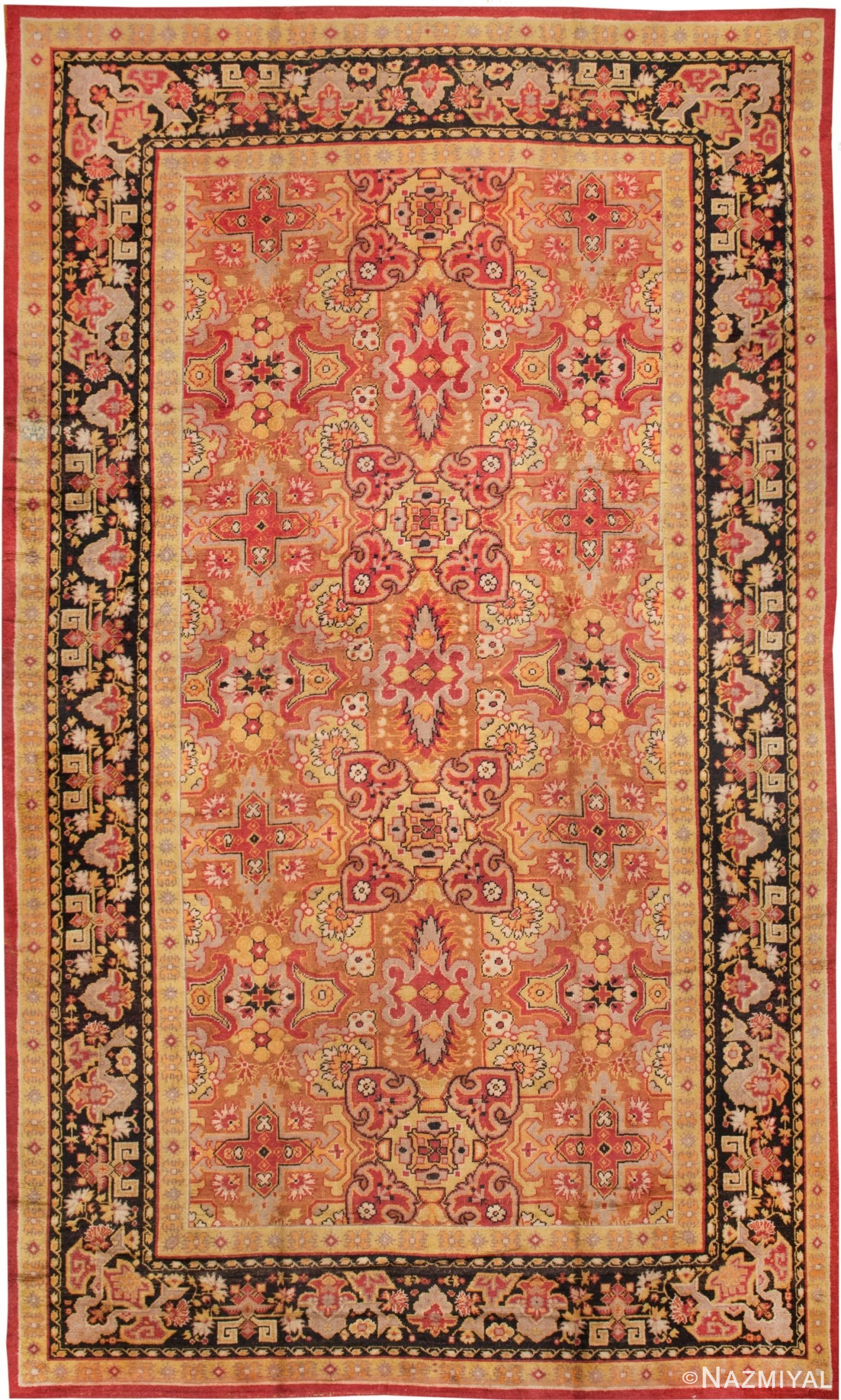 Vintage Art Deco English Rug 2307 Detail/Large View