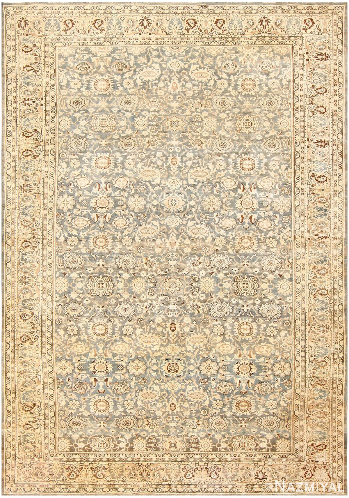 Vintage Persian Malayer Carpet 47600 Nazmiyal Antique Rugs