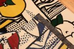 Weave vintage Roy Lichtenstein Pop Art tapestry rug 48095 by Nazmiyal
