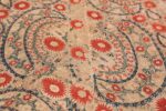 Antique 17th Century Ottoman Textile 41498 Floral Wreath Nazmiyal