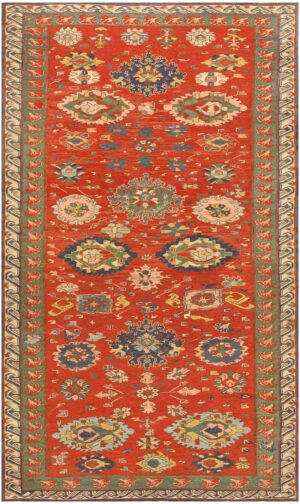 Antique Caucasian Soumak Rug 47462 Detail/Large View