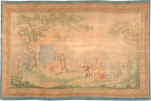 Antique Tapestry Rug 3096 Detail/Large View