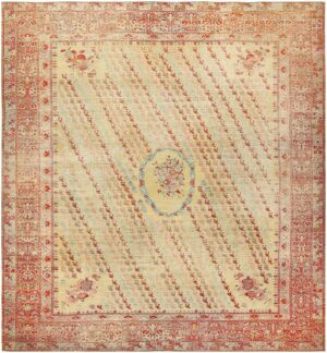 Antique Turkish Ghiordes Carpet 47440 Detail/Large View