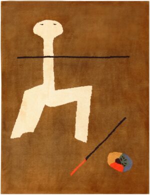 Vintage Joan Miro Inspired Rug 48174 Detail/Large View