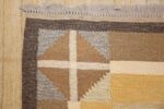 vintage mid century scandinavian swedish kilim rug 48117 knots Nazmiyal