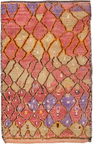 Vintage Moroccan Rug 45202 Detail/Large View