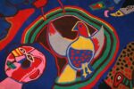 vintage round corneille rug 48201 birdie Nazmiyal
