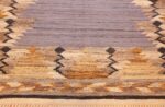 vintage swedish kilim 48200 design Nazmiyal