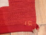 vintage swedish kilim by ingegerd silow 48189 initials Nazmiyal