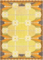 Vintage Swedish Kilim by Ingegerd Silow 48198