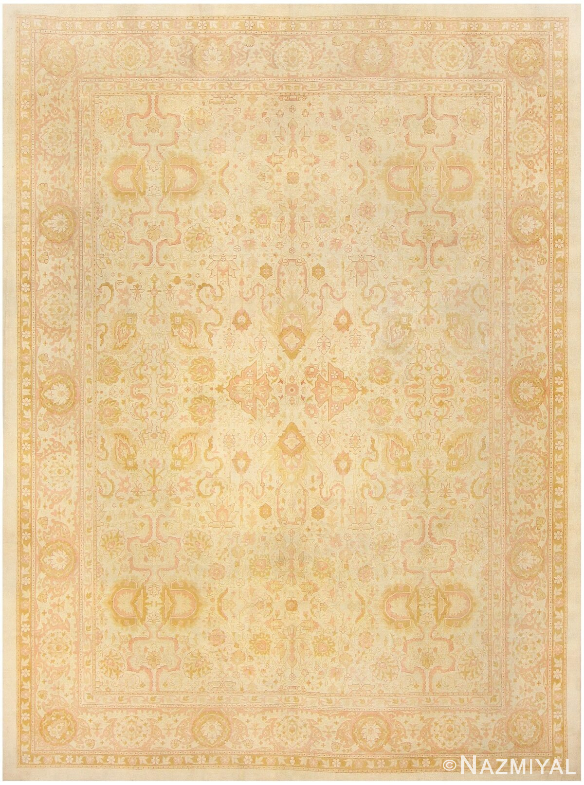 Antique Indian Amritsar Carpet 48001 Detail/Large View