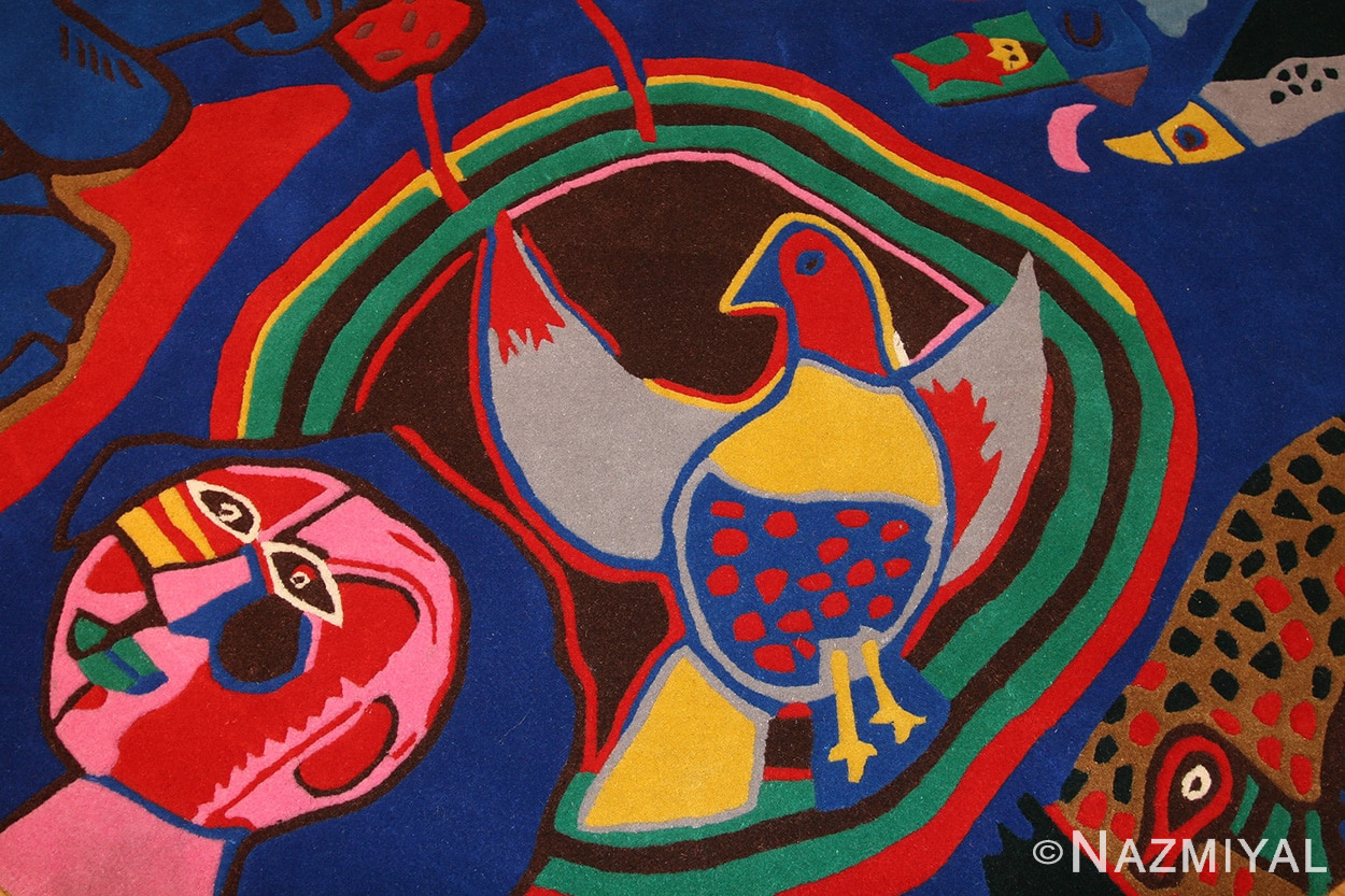 vintage round corneille rug 48201 birdie Nazmiyal