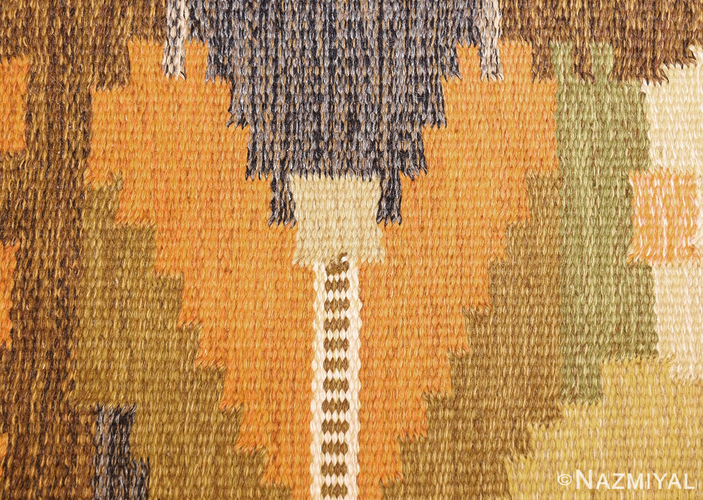 vintage swedish kilim by ingegerd silow 48198 colors Nazmiyal